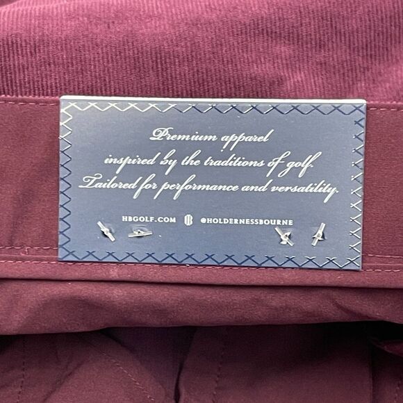 NEW Holderness & Bourne Mens 32x32 The Baxter Tailored Fit‎ CORDUROY Golf Pant - Picture 6 of 7